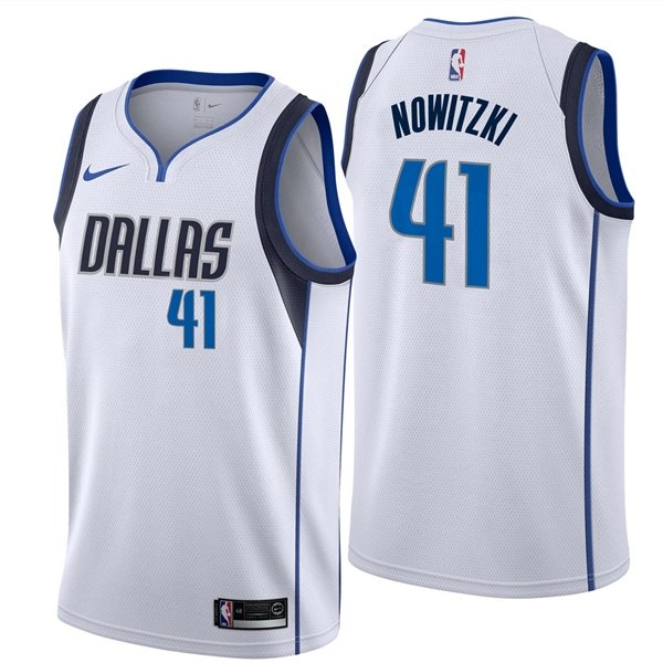 Mens / Youth Dirk Nowitzki Dallas Mavericks association jersey white