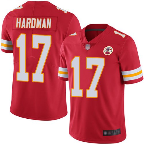 Men's / Youth Kansas City Chiefs Mecole Hardman color rush Jersey Red