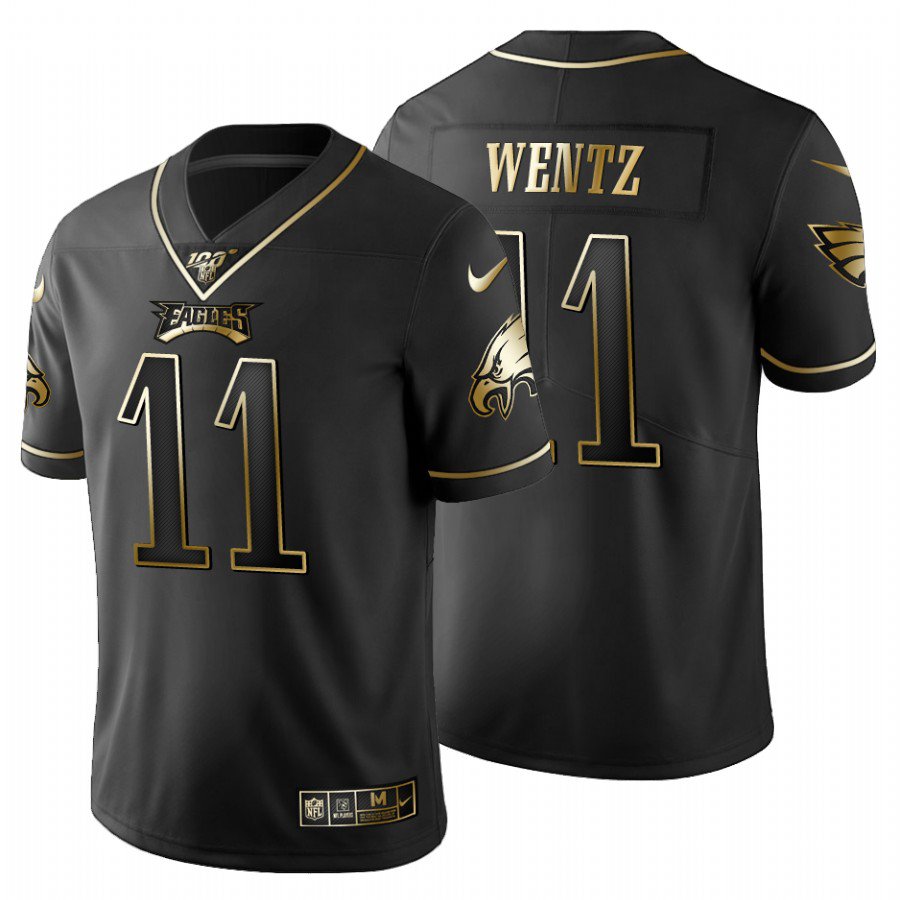 carson wentz black jersey