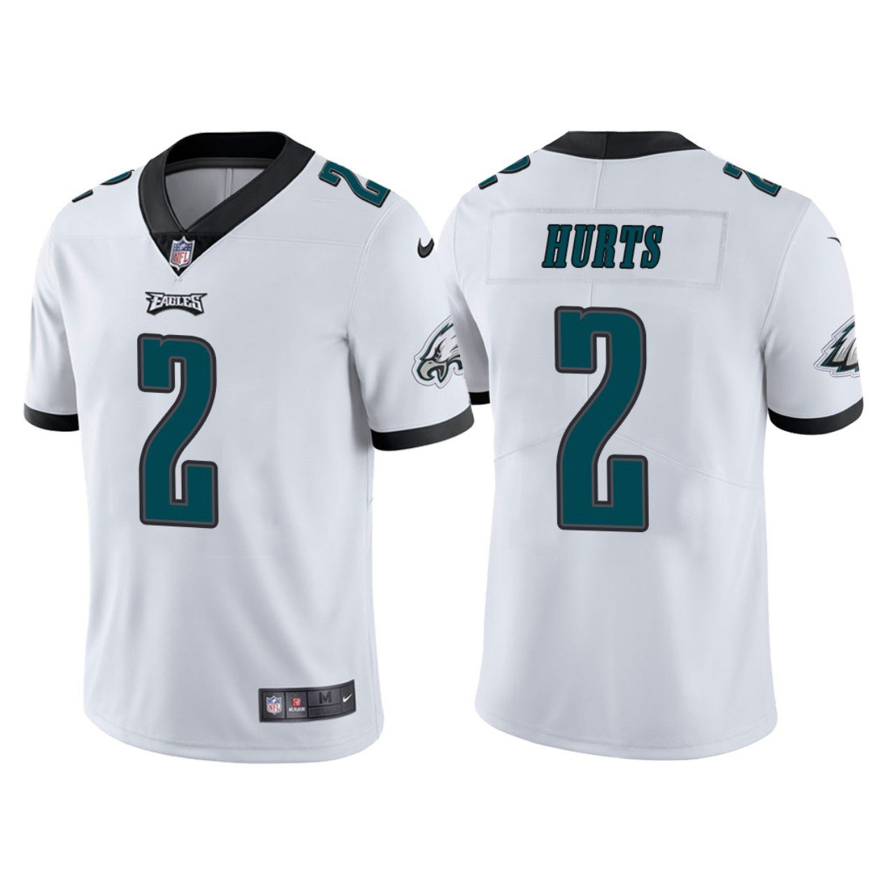 Men's Jalen Hurts Philadelphia Eagles color rush jersey white