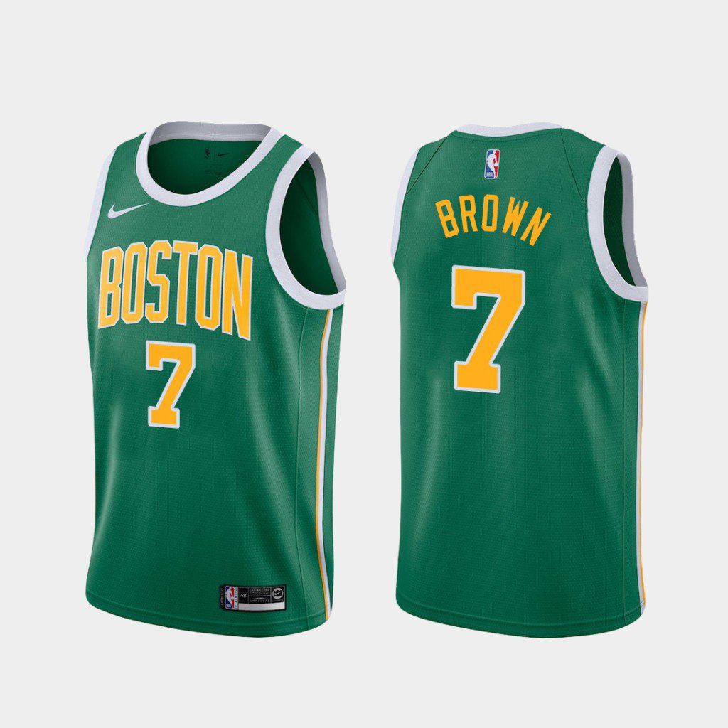 Men's / Youth Boston Celtics #7 Jaylen Brown Earned Swingman Jersey