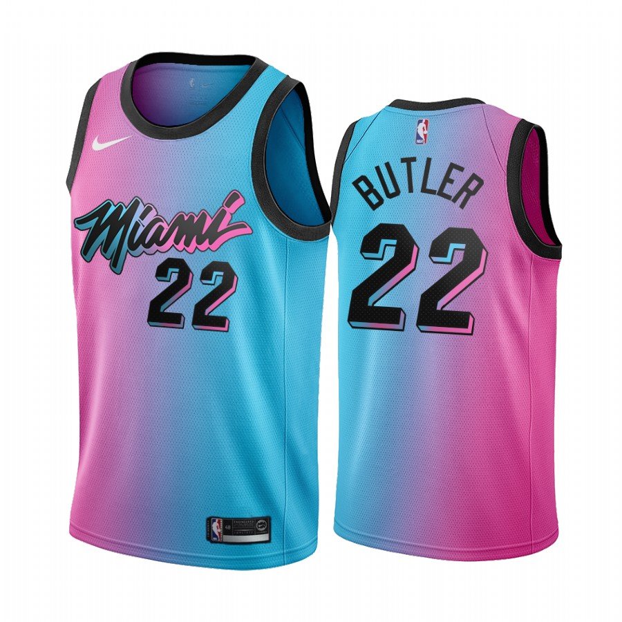 Men's & Youth Miami Heat Jimmy Butler 2021 City Jersey blue pick