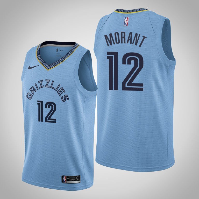 Mens Youth Memphis Grizzlies 12 Ja Morant Statement Edition Jersey