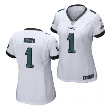 White Jalen Hurts Jersey for Women, 1 Eagles Jersey Stitched - Karitavir Eagles  Jersey store