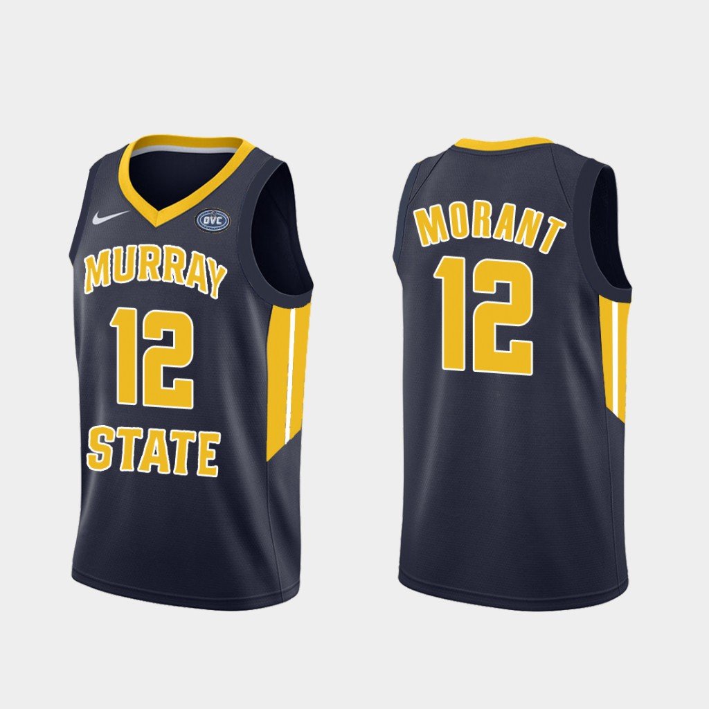 Men's Ja Morant Murray State Racers college jersey blue
