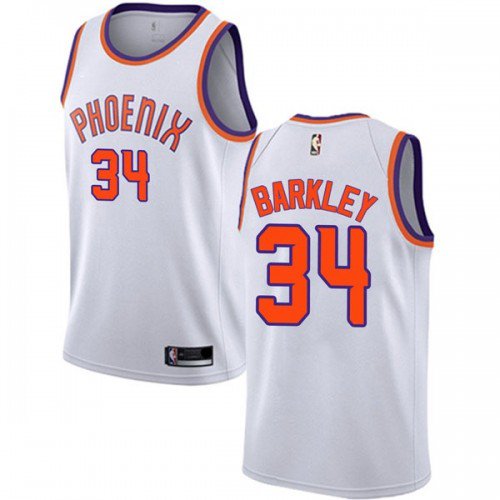 Charles Barkley Jersey Phoenix Suns Hardwood Classics White Jersey