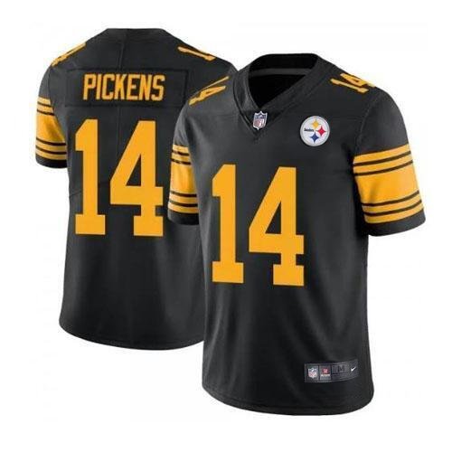 Men / Youth George Pickens pittsburgh 14 football jersey black and gold