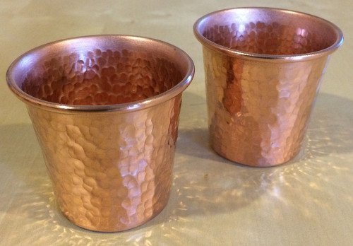 P{ure Copper Water Cups