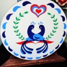 Vintage Dutch Marriage Mid Century Folk Wall Art