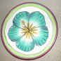 Clay Art Stonelite Bread And Butter Plate Hibiscus Pattern 6-1/2" Excellent