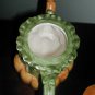 Vintage Design Pac Teapot Green And Orange 6 1/2"