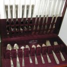 Vintage 1939  Nobility Silverplate Silverware Flatware Set Caprice Pattern 44Pcs