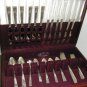 Vintage 1939  Nobility Silverplate Silverware Flatware Set Caprice Pattern 44Pcs