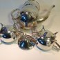 International Silver Co. Tea Set Teapot Creamer & Covered Sugar Bowl Silverplate