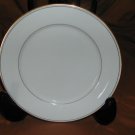 Infinity by MUIRFIELD CHINA Dinner Plate 10-1/2" Gold Trim & Bands Excellent