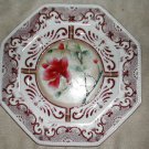 NWT Large Oriental Accent Decorative Hexagonal Plate 10-1/2"