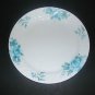 Corning Ware By Corelle Blue Velvet Rose 10" Dinner Plate