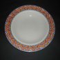 Homer Laughlin SAN REMO Pasta Serving Bowl 11 1/8" Blue Orange