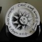 Unique Syscoware Deocrated Plate 10 1/2 "