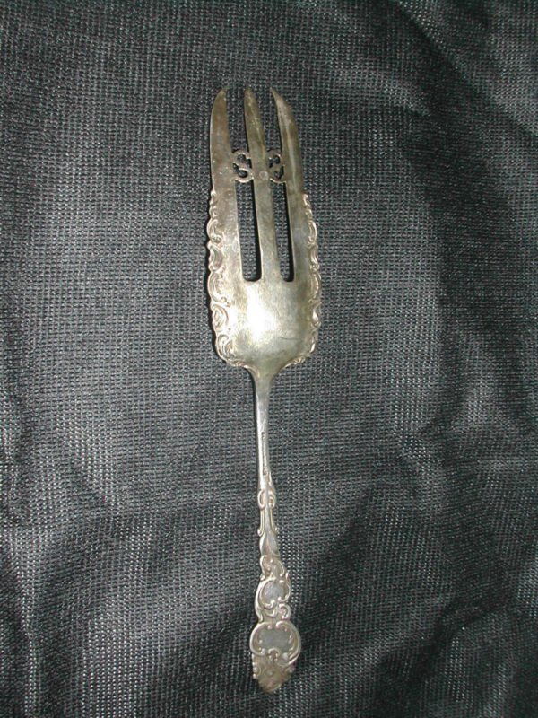 Antique 1847 Rogers Bros A1 Columbia Silver Plate Cake Serving Fork ...