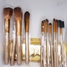 Naked2 12 peice brush set with golden zipper bag Brand New Fas/Free ship Naked2 12 peice brush set with golden zipper bag Brand New Fas/Free ship