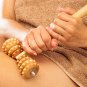 Tuuli Accessories Anti Cellulite Massage Roller Tool Massager Maderotherapy Wooden 14.6x5.1 inches