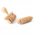 Tuuli Accessories Set of 2 Face Massage Roller Tool Head Massager Maderotherapy Wooden