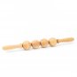Tuuli Accessories Anti Cellulite Ball Massager Massage Roller with Handle Maderotherapy Made of Wood