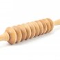Tuuli Accessories Anti Cellulite Massage Disc Massager Roller with Handle Maderotherapy Wooden