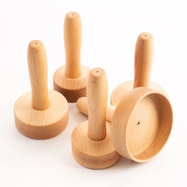 tuuli Accessories Maderotherapy Wooden Set Massager Cup Ventouse Cellulite Lymphatic Drainage Device