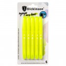 J. Dickinson Bible Safe Fine Highlighter, Fluorescent Yellow, 5 Count