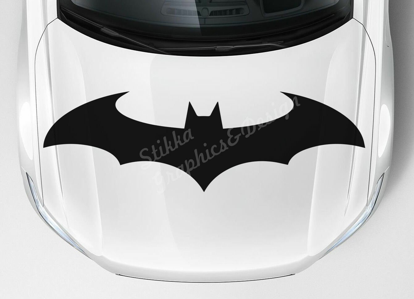 Car Hood Sticker Window Vinyl Graphics Batman Emblem Decal Dark