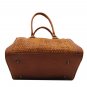 leather bag - spedy woven small new - cream