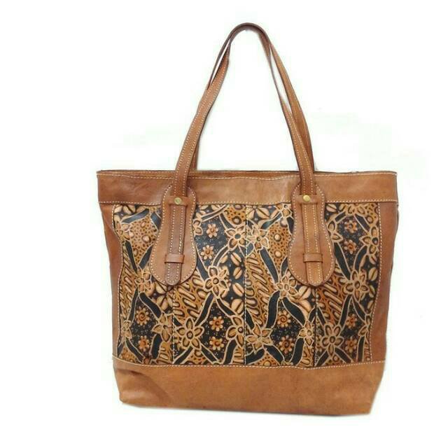 SHOULDERBAG BOTEGA HANDLE KATE PAINTING PARANG SEGIEMPAT NABATI COW LEATHER