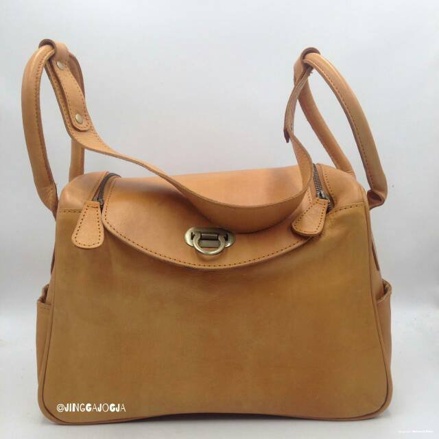 Cassandra Mini Leather Bag Dark Brown Vegetable Cow Leather