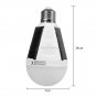 7W E27 Hanging Solar Energy Rechargeable Emergency LED Bulb Light Daylight IP65