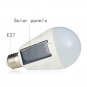 7W E27 Hanging Solar Energy Rechargeable Emergency LED Bulb Light Daylight IP65