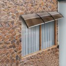 Transparent PC Sun Board Rain Canopy Outdoor Terrace Covered Rain Sun Canopy