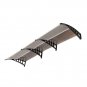Transparent PC Sun Board Rain Canopy Outdoor Terrace Covered Rain Sun Canopy