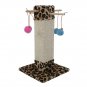 M34 20" Stable Cute Sisal Cat Climb Holder Cat Tower Leopard Print