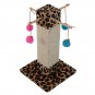 M34 20" Stable Cute Sisal Cat Climb Holder Cat Tower Leopard Print