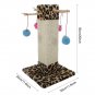 M34 20" Stable Cute Sisal Cat Climb Holder Cat Tower Leopard Print