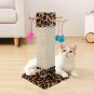 M34 20" Stable Cute Sisal Cat Climb Holder Cat Tower Leopard Print