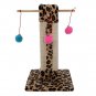 M34 20" Stable Cute Sisal Cat Climb Holder Cat Tower Leopard Print