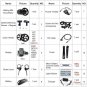 Bafang 48V 750W Mid Motor E-bike Conversion Kits SCP BMS Lithium Battery 17.5Ah