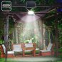 Outdoor Solar LED Flood Light Waterproof IP65 Wall light with Smart Remote