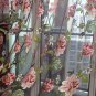 250*100cm Panel Flower Printed Luxury Sheer Curtains Yarn Tulle Curtain Window