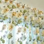 250*100cm Panel Flower Printed Luxury Sheer Curtains Yarn Tulle Curtain Window