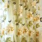 250*100cm Panel Flower Printed Luxury Sheer Curtains Yarn Tulle Curtain Window