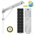 US stock 50W solar led street light solar outdoor led lighting motion all in